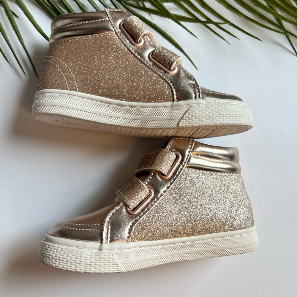 Brand New Sparkly Goldish Hightop’s